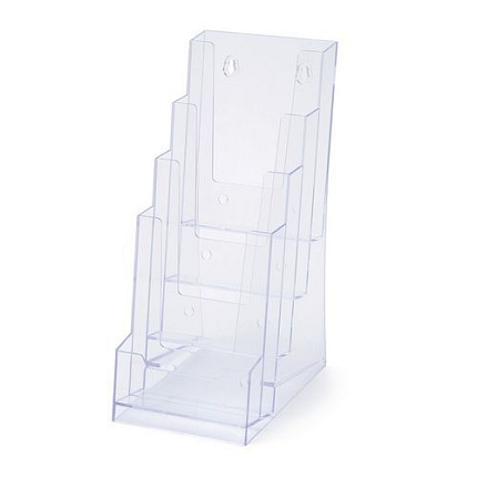 Zásobník na letáky JD1, 4 kapsy na výšku, DL