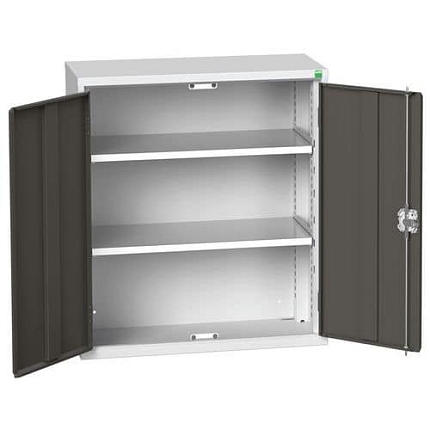Dílenská skříň policová Bott Verso, 90 x 80 x 35 cm, 2 police, šedá-antracit
