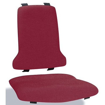 Náhradní ESD polstrování, látka Duotec pro židle Bimos Sintec,  červená