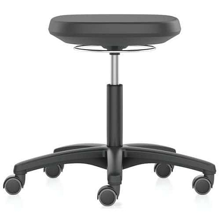 Pracovní židle Bimos Labsit 9127, polyuretan, bez podnožky, hmotnost 7 kg, plastový kříž