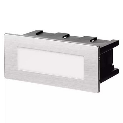 LED orientační vestavné svítidlo AMAL 123×53, 1,5W teplá bílá, IP65