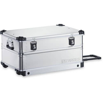 Pojízdný hliníkový přepravní box Zarges K 424 XC, 800 x 500 x 385 mm