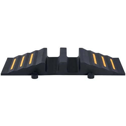 Kabelový přejezd Crash Stop, šířka 30 cm, černý