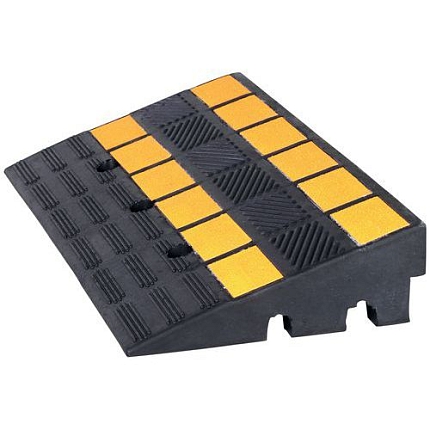 Pryžový nájezd na obrubník Crash Stop, výška 100 mm