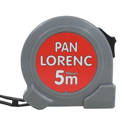 TOPTRADE metr svinovací, „PAN LORENC“, jednobrzdový, 19 mm x 5 m
