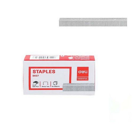 Kancelářské spojovače DELI 24/8, 10 BAL