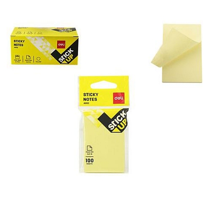 Bloček samolepící DELI STICK UP 51 x 76mm, 100l