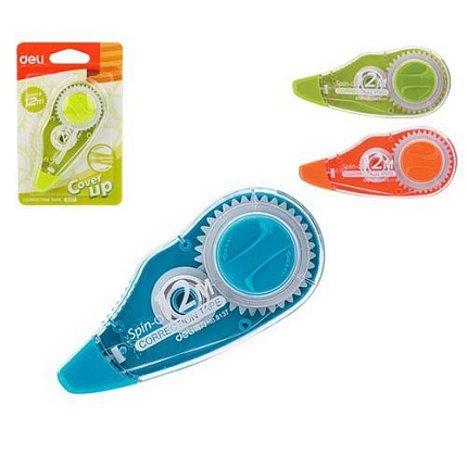 Korekční strojek DELI 5mm x 12m, mix, 24ks