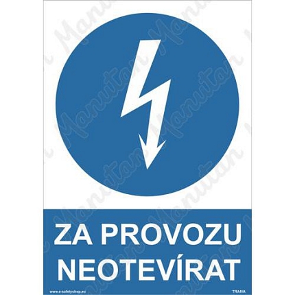 Příkazové tabulky - Za provozu neotvírat