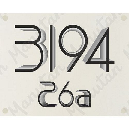 Informační tabulky - Domovní číslo vlastní návrh