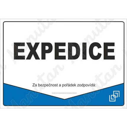 Informační tabulky - Expedice