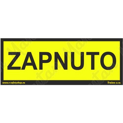 Výstražné tabulky - Zapnuto