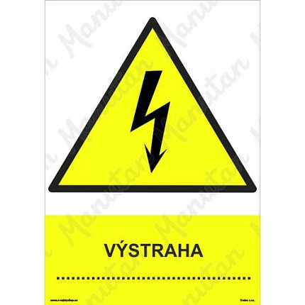 Výstražné tabulky - Výstraha