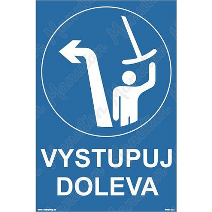 Příkazové tabulky - Vystupuj doleva