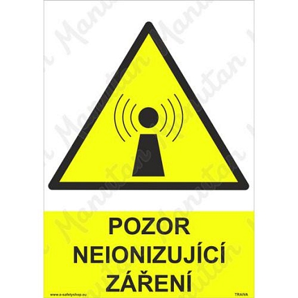 Výstražné tabulky - Neionizující záření