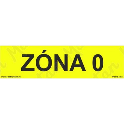 Zóna 0, plast 210 x 55 x 0,5 mm