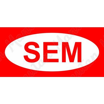 SEM, samolepka 90 x 50 x 0,1 mm