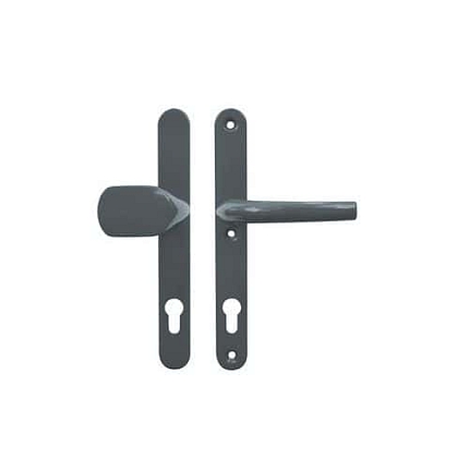 Hliníkové kování pro vstupní dveře, práškový antracit