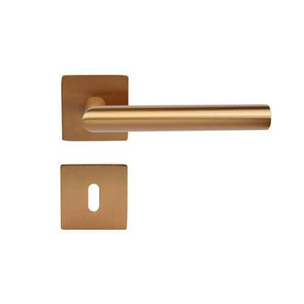 Nerezové interiérové kování Form.BB, magnetické rozety, měď