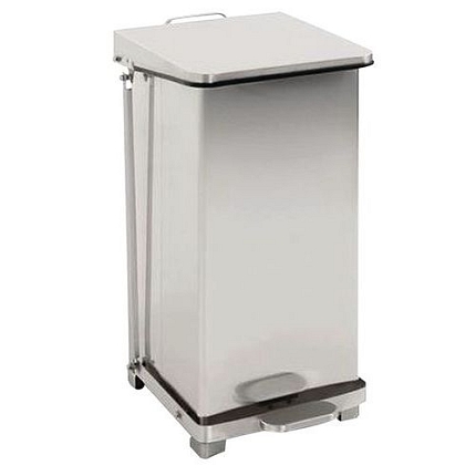 Kovové odpadkové koše Manutan Drop, objem 45 l