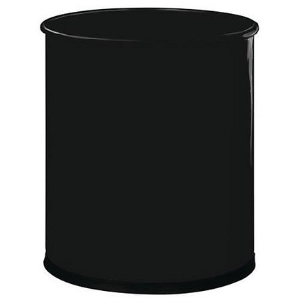 Kovový odpadkový koš Manutan Expert OneTop, objem 15 l