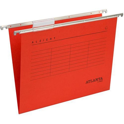Závěsné desky Alzicht Folio, typ V, 25 ks, červená
