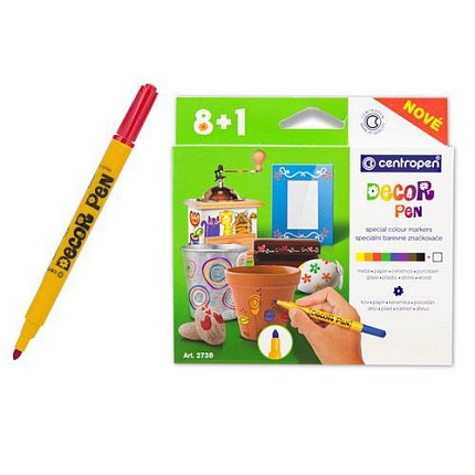 Popisovač CENTROPEN 2738/8+1 DECORPEN
