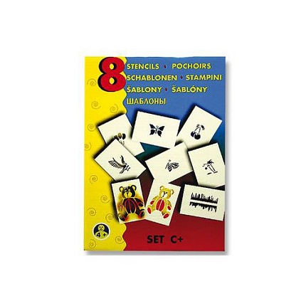 Šablony na foukací fixy CENTROPEN set C+