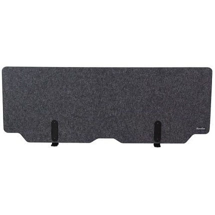 Stolový paraván Manutan Expert, volně stojící, tmavě šedá, 170 x 48 cm