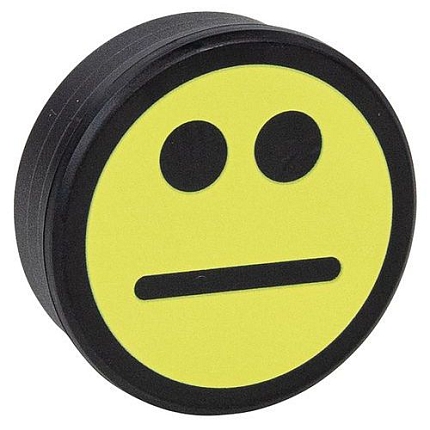 Sada magnetů Smiley Smit Visual, 5 ks, žlutá