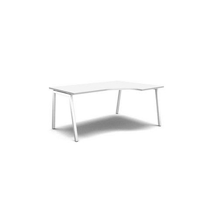 Ergo kancelářské stoly MOON A, 160 x 120 x 74 cm, pravé provedení