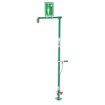 Bezpečnostní sprcha Hughes EXP-SD, zelená