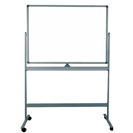 Mobilní magnetická bílá tabule M1, oboustranná, 120 x 150 cm