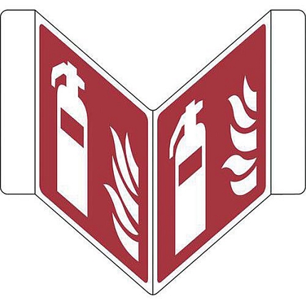 Požární tabulka Manutan Expert  - Hasicí přístroj, hliník, 120 x 120 mm