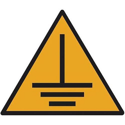 Výstražná tabulka Manutan Expert - Uzemnění, hliník, 200 mm