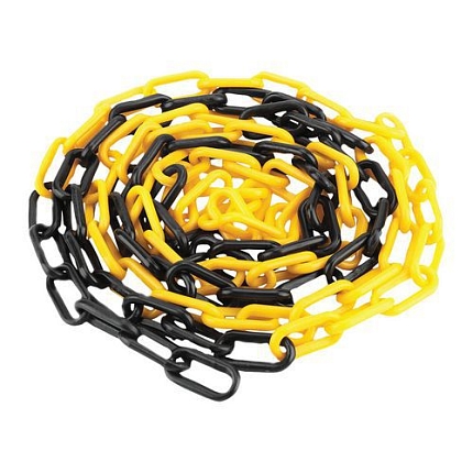 Plastové řetězy k zahrazovacím sloupkům Manutan, 25 m