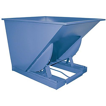 Výklopný kontejner VK01, modrý, objem 1 000 l