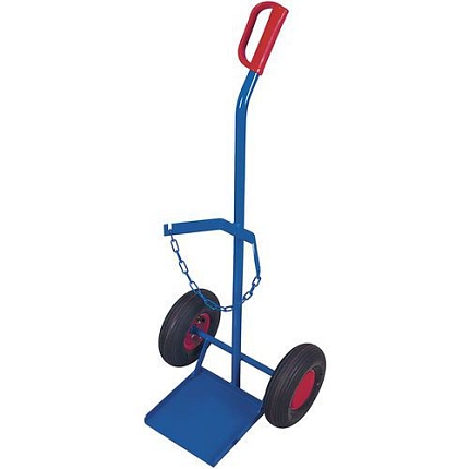 Rudl RU206 na 20, 40 - 50l svařovací láhve, do 100 kg, s nafukovacími koly, modrý