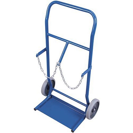 Rudl RU200 na 10l svařovací láhve s plnými koly, do 50 kg, modrý