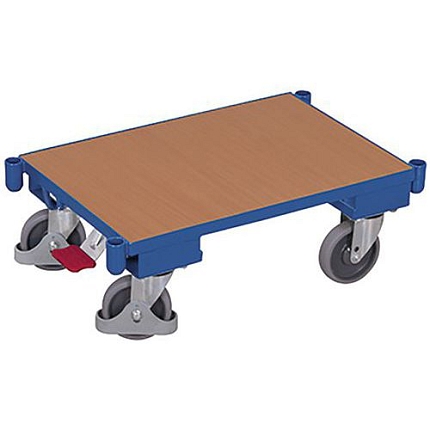 Transportní plošina, do 250 kg, 67,5 x 41,5 x 23,5 cm, modrá