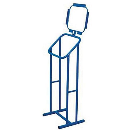 Stojan na odpadkové pytle Portland, 240 l, modrý