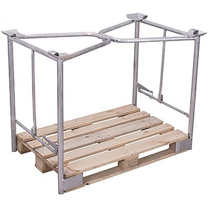 Paletový nástavec typ 65K, pozink, 100 x 120 x 100 cm