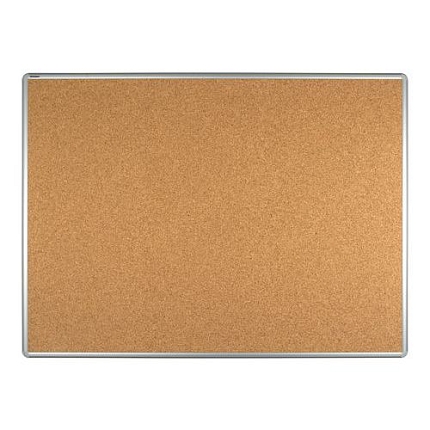 Korkový oboustranný paraván ekoTAB 90 x 120 cm, elox