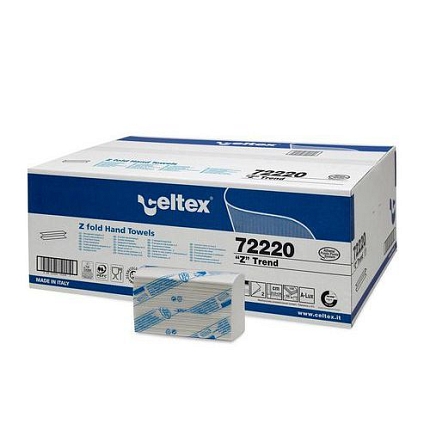 Papírové ručníky skládané Celtex Z-Trend 2vrstvy, 3750ks