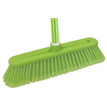 Plastový smeták s tyčí, 120 cm