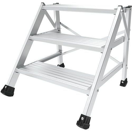 Hliníkové schůdky Stepium Tubesca-Comabi, 3 stupně