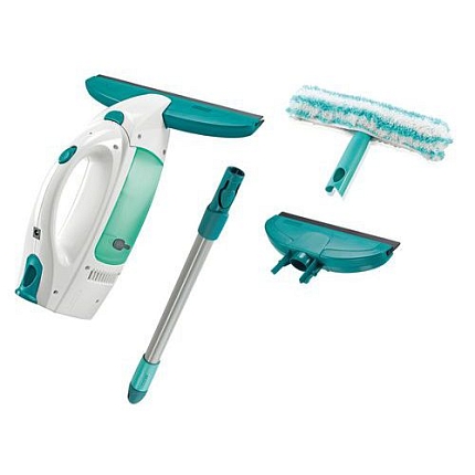 Vysavač na okna Window Cleaner s mopem a 43 cm tyčí + sací hubice 17cm, černá