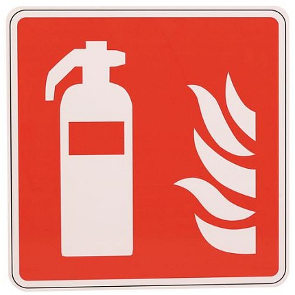 Požární tabulka Manutan Expert - Hasicí přístroj, hliník, 350 mm