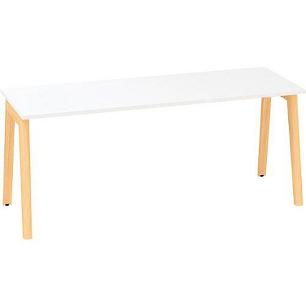 Kancelářský stůl Alfa Root, 180 x 80 x 74,2 cm, bílý