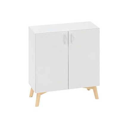 Nízká skříň Alfa Root s dvířky, 1 police, 80 x 47 x 88,7 cm, dub